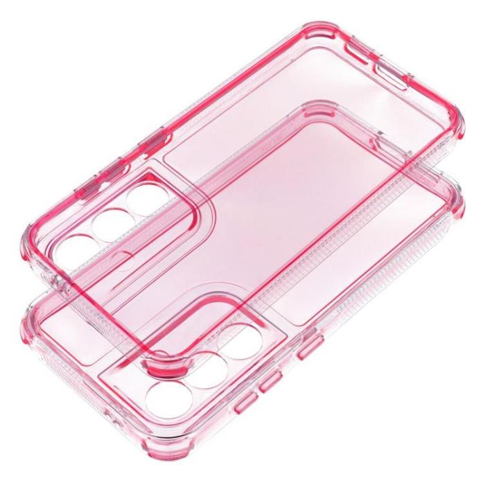 OEM - Galaxy S25 Plus Mobilskal Matrix Clear - Rosa