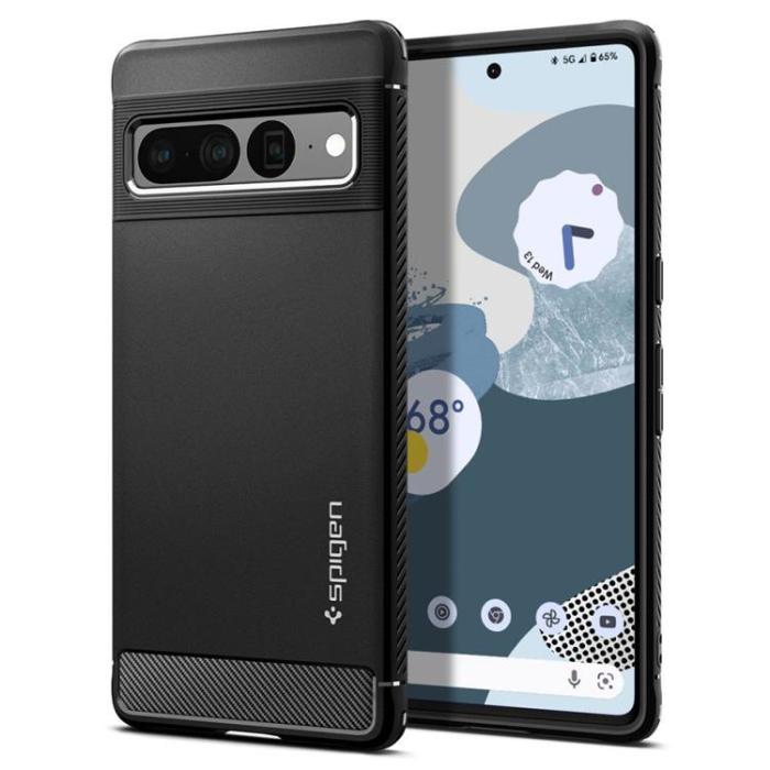 Spigen - Spigen Google Pixel 7 Pro Skal Rugged Armored - Svart