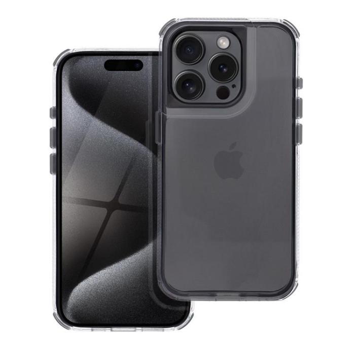 OEM - iPhone 16 Plus Mobilskal Matrix Clear - Svart