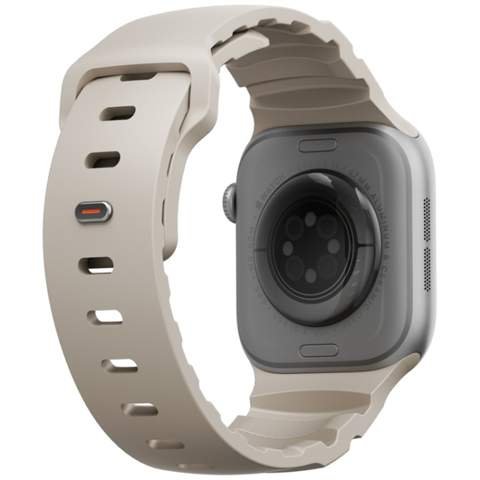 UNIQ - UNIQ Apple Watch (40/41/42 mm) Armband Silikon - Sand