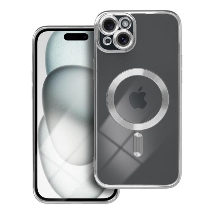 OEM - iPhone 15 Plus Mobilskal Magsafe Electro - Silver
