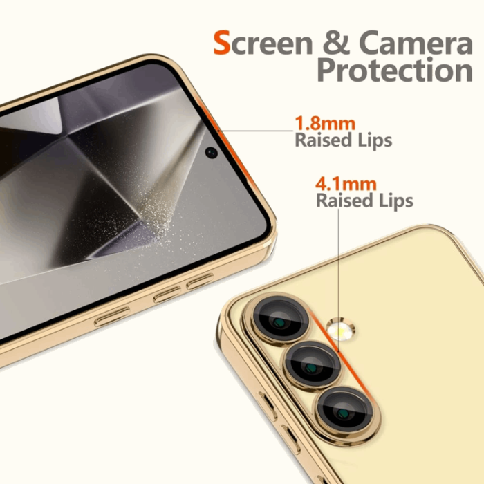 Tech-Protect - Tech-Protect Galaxy S25 Edge Mobilskal Magsafe Magflex - Shiny Guld