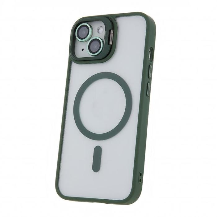 OEM - iPhone 16 Plus Mobilskal MagSafe Extra Lens - Mörkgrön