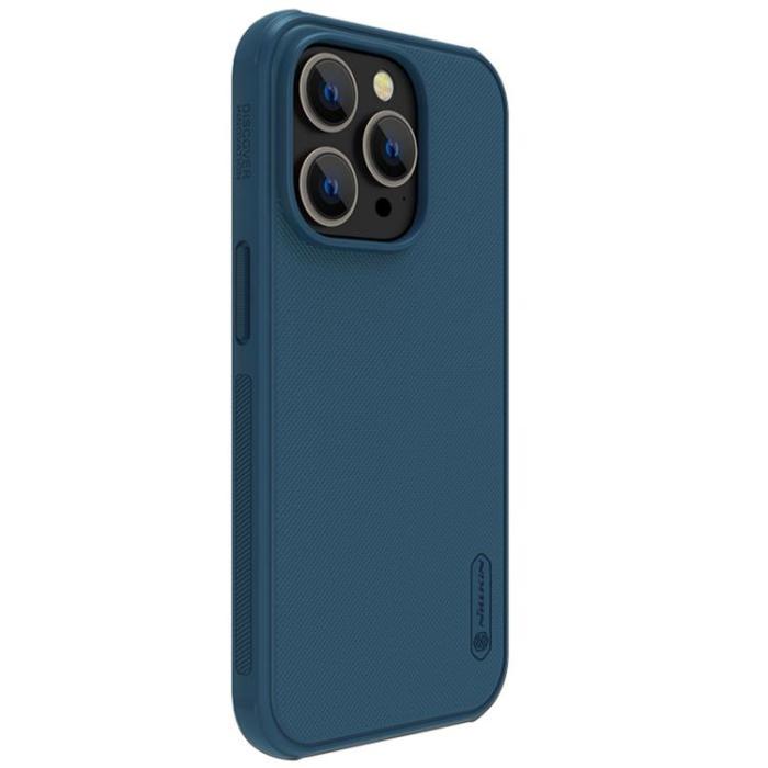 Nillkin - Nillkin iPhone 14 Pro Max Skal Super Frosted Shield - Blå