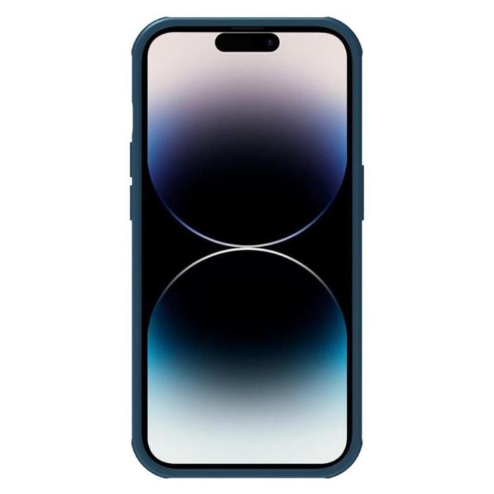 Nillkin - Nillkin iPhone 14 Pro Max Skal Super Frosted Shield - Blå