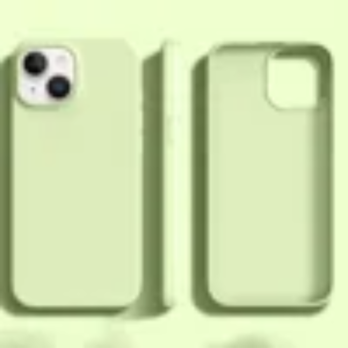 A-One Brand - Mobilskal till iPhone 15 Ultra Thin Silikon - Avocado Grön