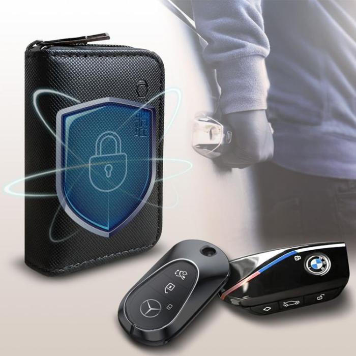 Tech-Protect - Tech-Protect KLR300 RFID-skydd / Faraday-fodral för keyless bilnyckel – Svart