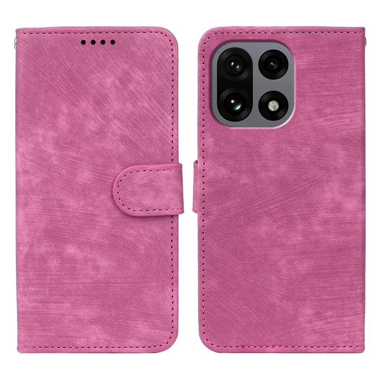 OnePlus 15 5G Plånboksfodral Striped Texture Läder (Ros) | 2353 | AlltMobil