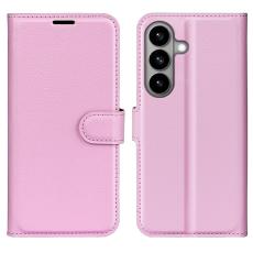 Amorus - AMORUS Samsung Galaxy S26 / S26 Pro Pl&aring;nboksfodral Konstl&auml;der - Rosa