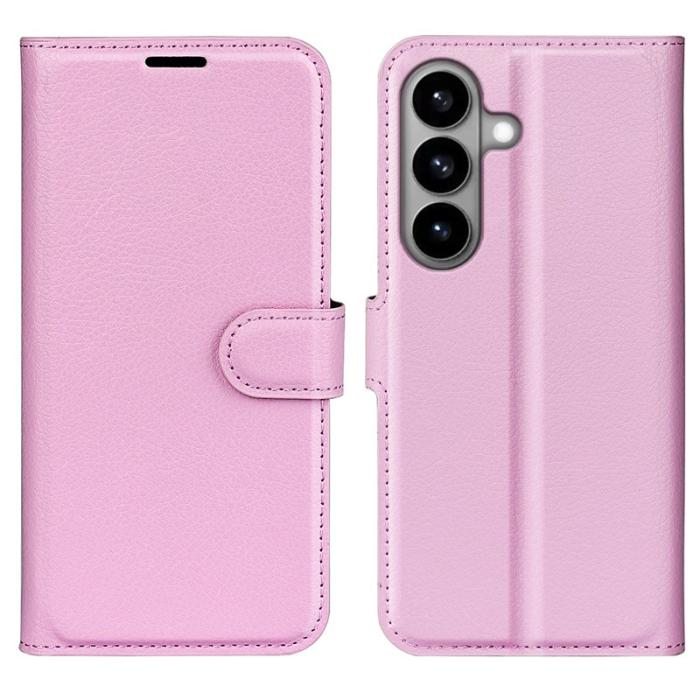 Amorus - AMORUS Samsung Galaxy S26 / S26 Pro Plånboksfodral Konstläder - Rosa
