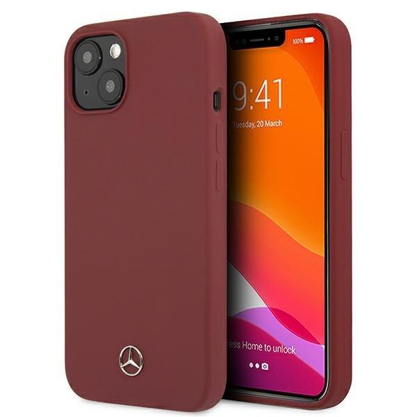 Mercedes Silicone Line Skal iPhone 13 Mini - Röd | 2353 | AlltMobil