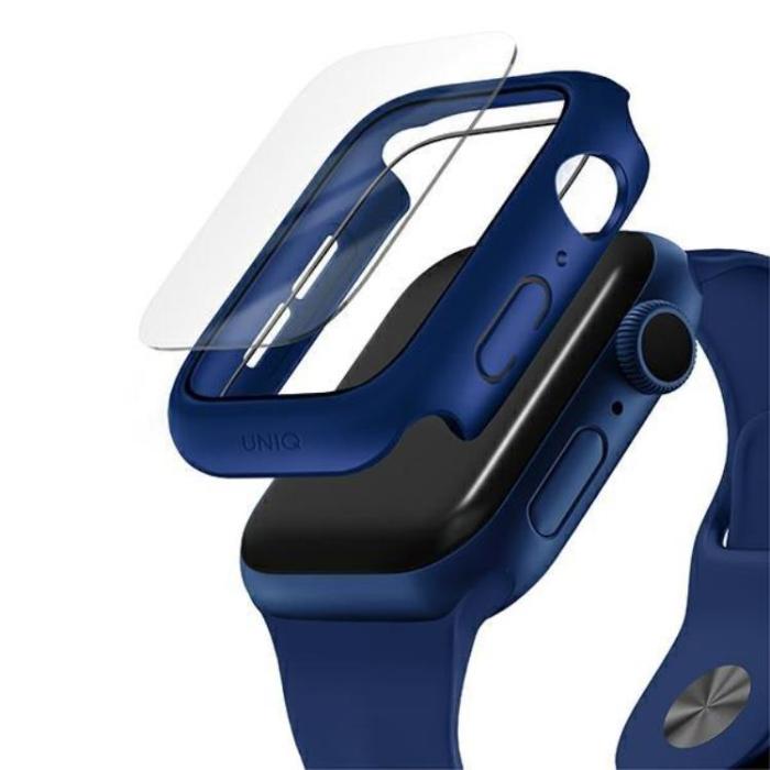 UNIQ - UNIQ Nautic Skal Apple Watch 4 / 5 / 6 / Se 40mm - Blå