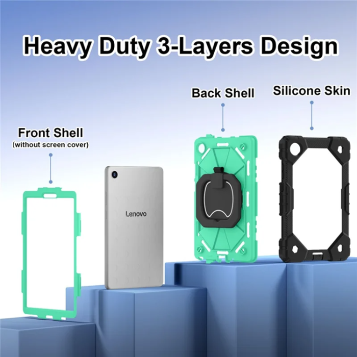 A-One Brand - Lenovo Tab K9 Mobilskal Silikon Kickstand