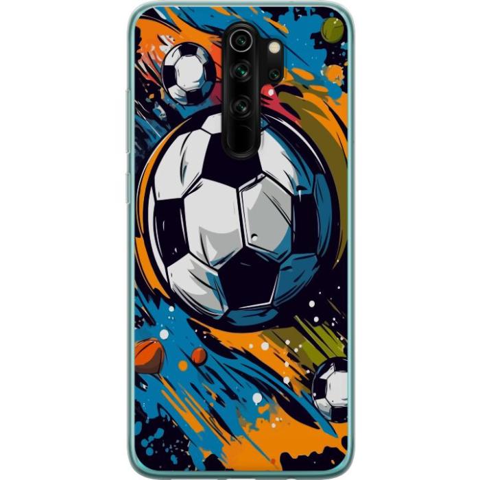 iSecrets - Mobilskal till Xiaomi Redmi Note 8 Pro med Fotbollar