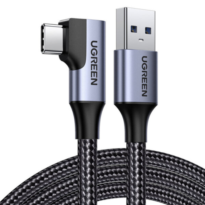 Ugreen - Ugreen USB-C till USB-A kabel 1m - Svart