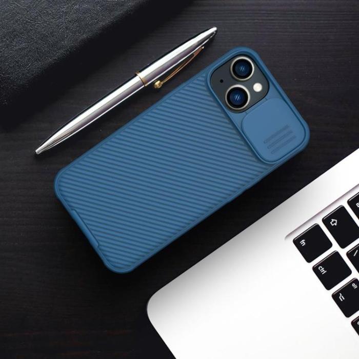 Nillkin - Nillkin iPhone 14 Plus Skal CamShield Pro (PC Och TPU) - Blå