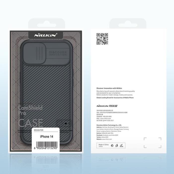 Nillkin - Nillkin iPhone 14 Plus Skal CamShield Pro (PC Och TPU) - Blå
