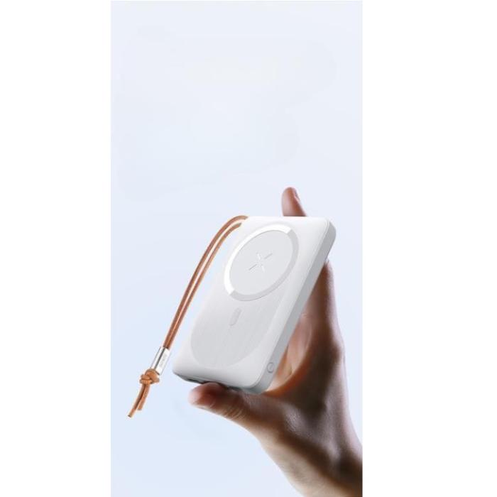 UTGATT1 - Dux Ducis Magsafe Magnetic Trådlös Powerbank 5000 mAh - Vit