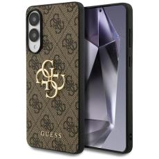 Guess - Guess Galaxy S25 Edge Mobilskal Big 4G Logo Classic - Brun
