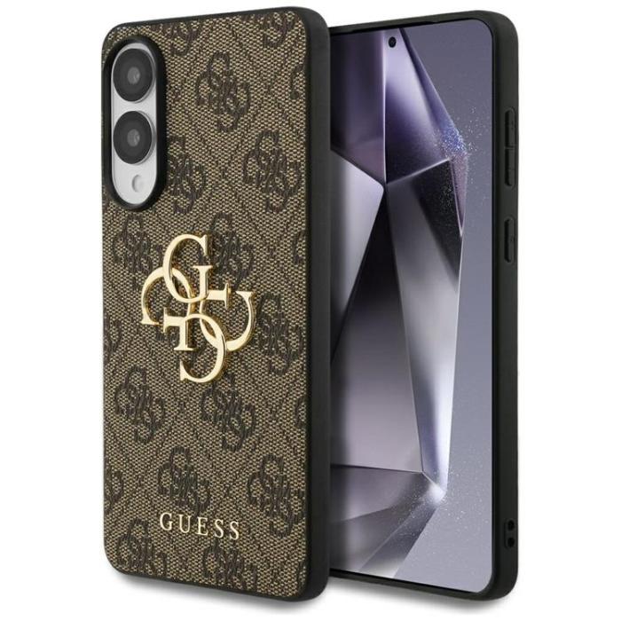 Guess - Guess Galaxy S25 Edge Mobilskal Big 4G Logo Classic - Brun