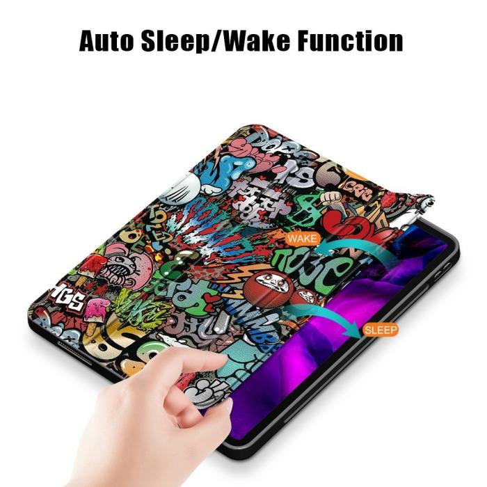A-One Brand - iPad Pro 11 (2018/2020/2021)/Air 4 10.9 (2020) Fodral - Graffiti