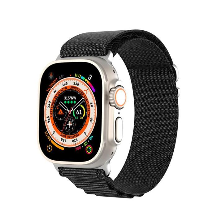 Dux Ducis - Dux Ducis Apple Watch 7/8 (42/44/45/49mm) Armband GS - Svart