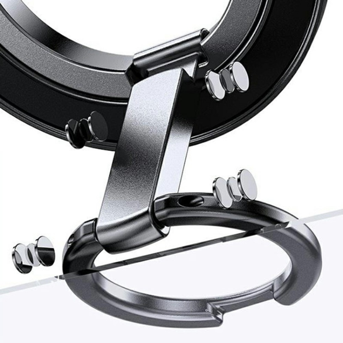 A-One Brand - Mobil Magnetisk Ringhållare Folding Metal Stand 360 Ultra Thin