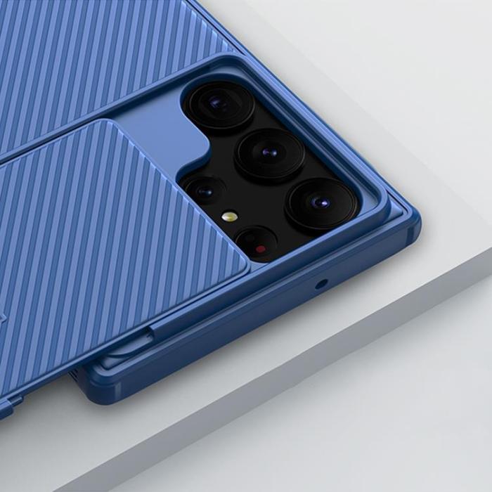 Nillkin - Nillkin Galaxy S23 Ultra Mobilskal CamShield S - Blå