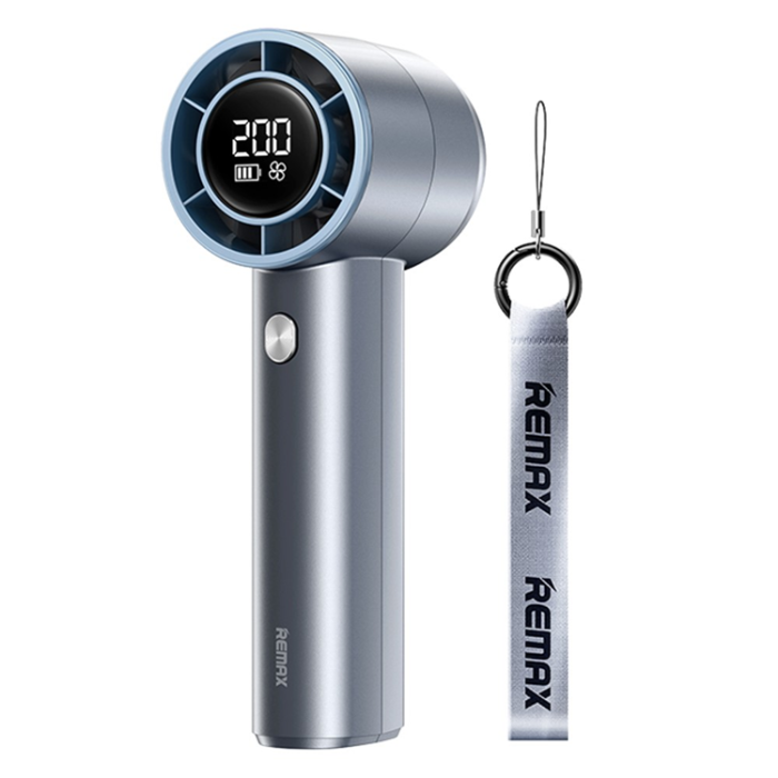Remax - REMAX Handfläkt 3600 mAh med Display RS-SF11 - Marinblå