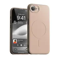 Mercury - Mercury Mobilskal till iPhone 16e MagSafe Semi-Silikon - Rosa Sand