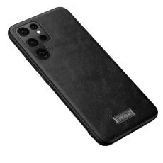 SULADA - SULADA Mobilskal till Galaxy S22 Ultra 5G PU L&auml;der Svart