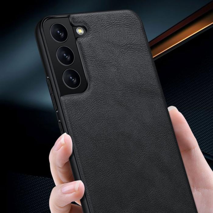 SULADA - SULADA Mobilskal till Galaxy S22 Ultra 5G PU Läder Brun