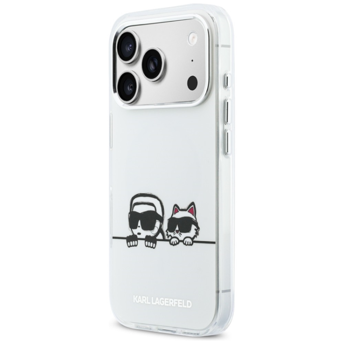 KARL LAGERFELD - Karl Lagerfeld Mobilskal För iPhone 17 Pro Magsafe IML Peekaboo Logo