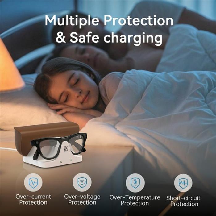 AMVR - AMVR Magnetisk Snabbladdare för Ray-Ban Meta AI Glasögon 1/2 Gen CD3