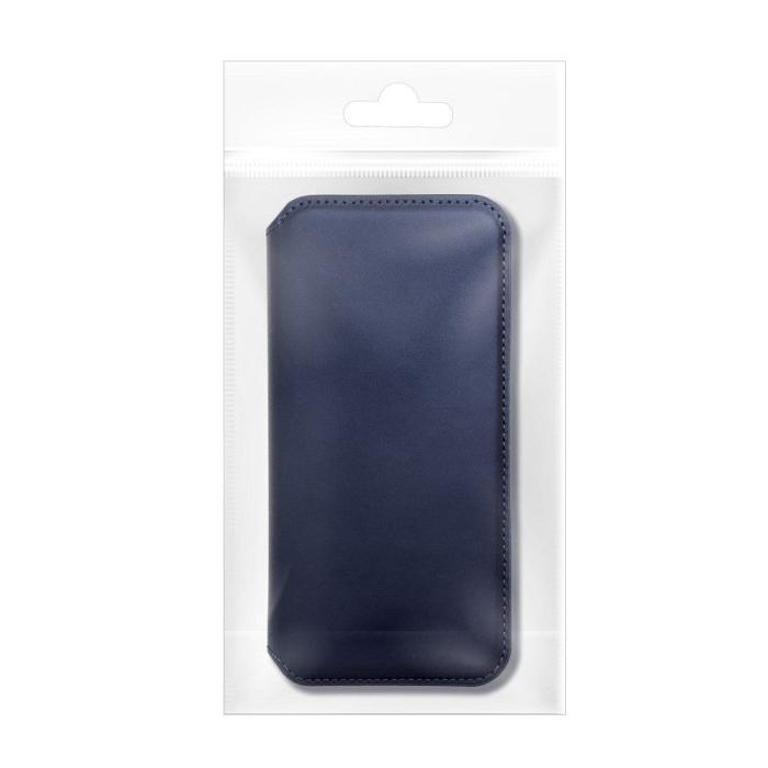OEM - Dual Pocket fodral för Samsung A14 4G marinblå