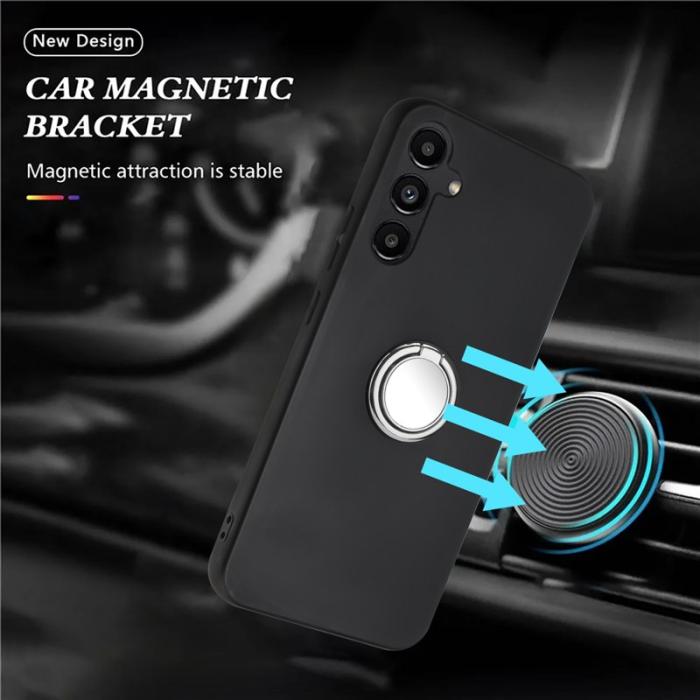 OEM - Mobilskal för Samsung Galaxy S26 Ring Kickstand TPU - Silver
