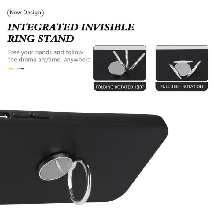 OEM - Mobilskal för Samsung Galaxy S26 Ring Kickstand TPU - Silver