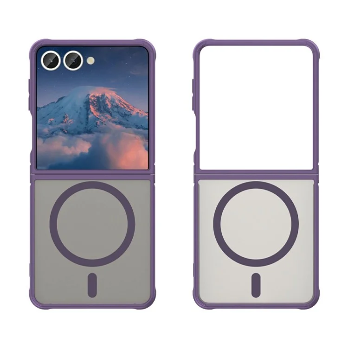 A-One Brand - Galaxy Z Flip 7 Mobilskal Magsafe Anti Drop - Lila
