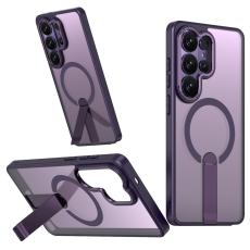 OEM - Mobilskal f&ouml;r Samsung Galaxy S26 Ultra Magnetiskt Kickstand TPU - M&ouml;rklila