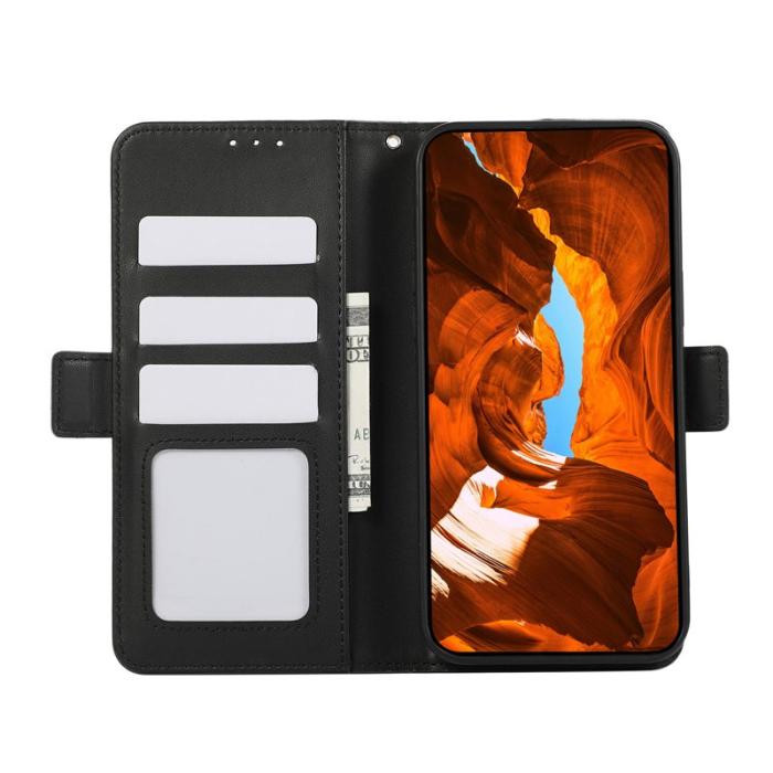 ABEEL - ABEEL Samsung Galaxy A23 5G/4G Plånboksfodral RFID-Skydd Konstläder Svart