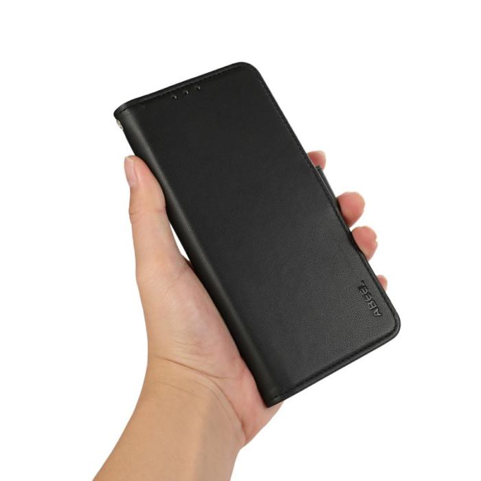 ABEEL - ABEEL Samsung Galaxy A23 5G/4G Plånboksfodral RFID-Skydd Konstläder Svart