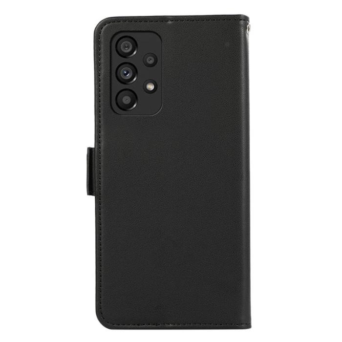 ABEEL - ABEEL Samsung Galaxy A23 5G/4G Plånboksfodral RFID-Skydd Konstläder Svart