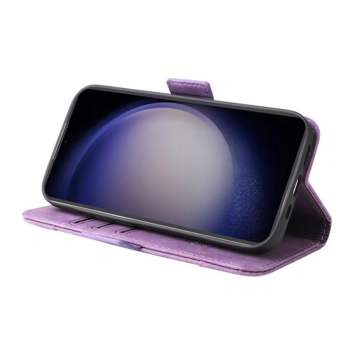 BETOPNICE - BETOPNICE 001 Samsung Galaxy S23 FE Plånboksfodral TPU + Konstläder - Lila