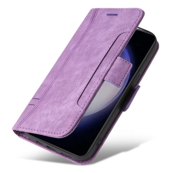 BETOPNICE - BETOPNICE 001 Samsung Galaxy S23 FE Plånboksfodral TPU + Konstläder - Lila