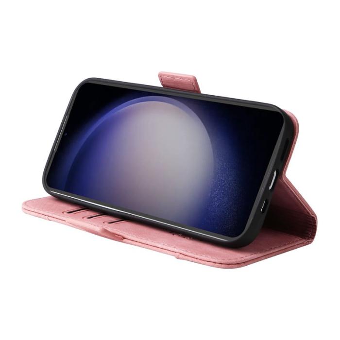 BETOPNICE - BETOPNICE 001 Samsung Galaxy S23 FE Plånboksfodral TPU + Konstläder - Rosa