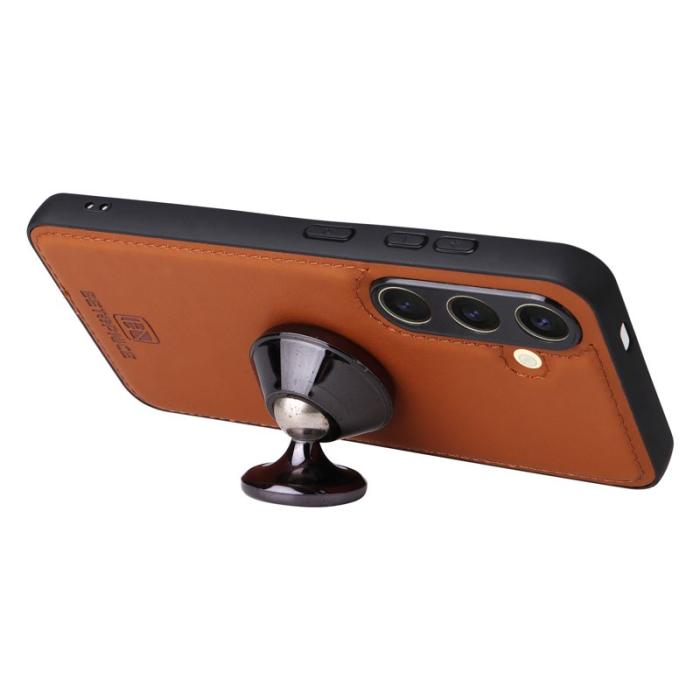 BETOPNICE - BETOPNICE Samsung Galaxy S25 Plånboksfodral Detachable Konstläder - Brun