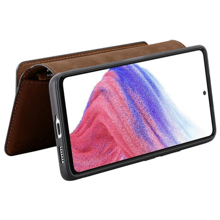 CASENEO - CASENEO MW-02 Samsung Galaxy A06 4G Plånboksfodral Konstläder - Brun