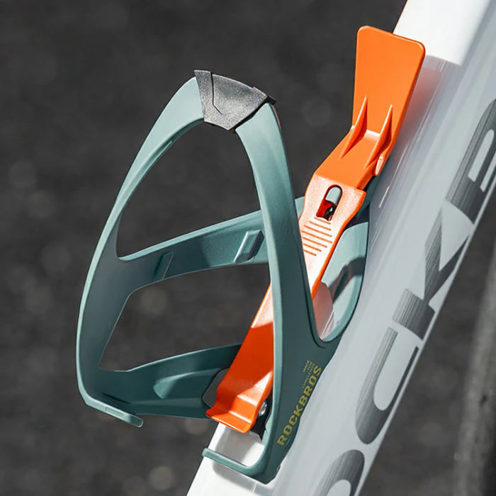 Rockbros - Rockbros Flaskhållare med Tire Lever - Blå/Orange