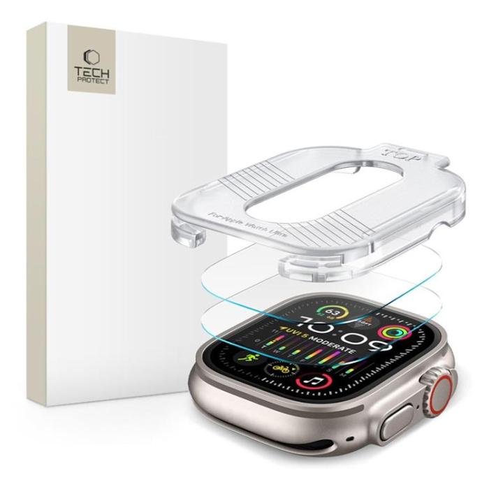 Tech-Protect - [2-Pack] Tech-Protect Apple Watch Ultra 1/2 (49mm) Härdat glas Skärmskydd