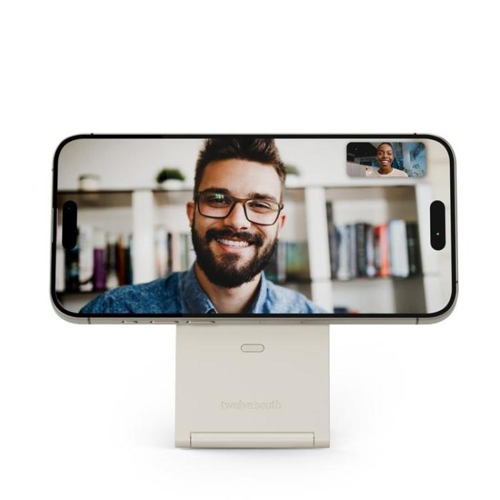 Twelve South - Twelve South MagSafe Bärbart Mobilstativ med Hållare Curve Nano - Dune